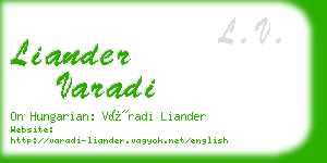 liander varadi business card